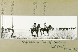 Stafrit voor Beersheba, Zuid-Palestina, oktober 1917